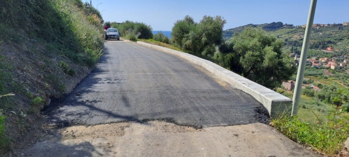 Riaperta oggi Strada Colla a Imperia