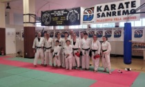 Allenamento intensivo col campione italiano De Paolis per l'Asd Karate Sanremo