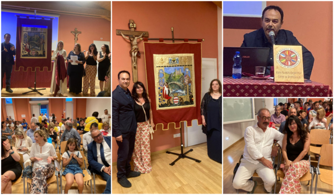 Agosto Medievale: presentato il Palio Marinaro 2024 realizzato dall’artista Cony Shesson