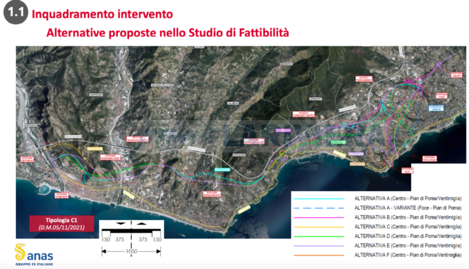 L’Aurelia Bis Ventimiglia-Sanremo tra le priorità del governo, annuncio di Salvini