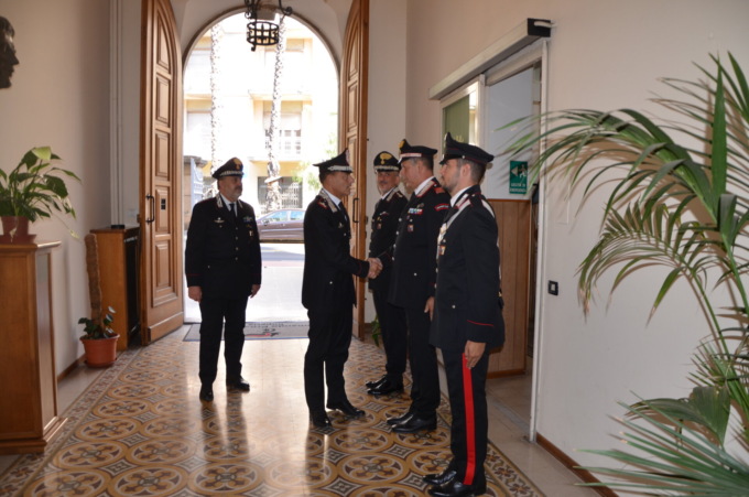 Comandante della Legione Carabinieri “Liguria” in visita al Comando Provinciale di Imperia