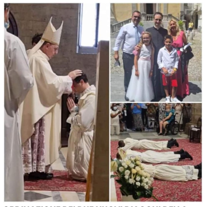 Oggi la messa di ringraziamento per Don Marco De Francesco