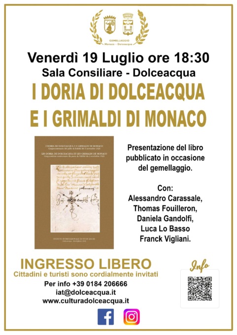 La storia dei Doria e dei Grimaldi raccontata in un volume