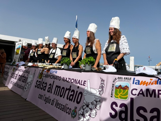 Domani il 1 Campionato nazionale di salsa al mortaio con l’aglio di Vessalico