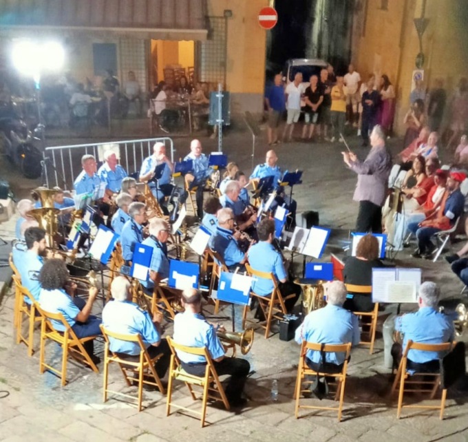 Due concerti della banda musicale Anfossi ad Arma di Taggia e Molini di Triora