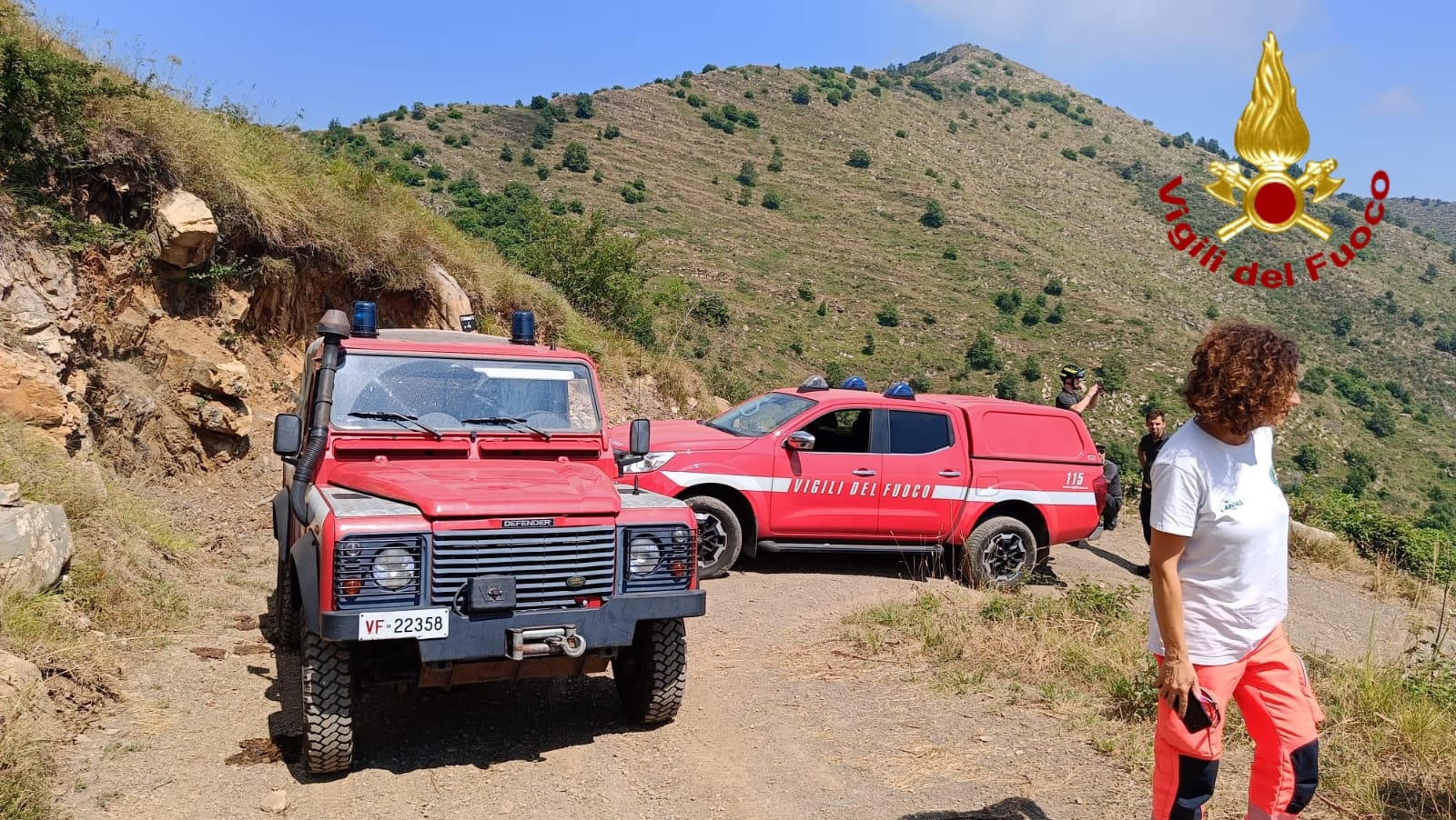 vigili del fuoco soccorso prelà motociclista sentiero sterrato _03