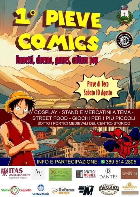 Domani il 1° Pieve Comics