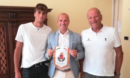 Il campione Gabriele Avagnina accolto a Palazzo Bellevue