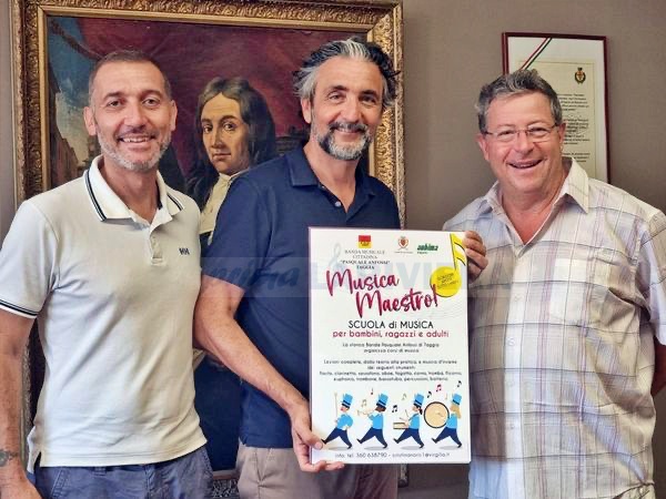 Banda Anfossi: il maestro Vitaliano Gallo incontra il sindaco Conio
