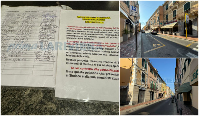 A Bordighera raccolte circa 200 firme contro il budello sull’Aurelia
