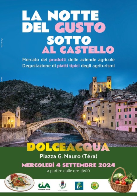 A Dolceacqua la Notte del Gusto sotto al Castello