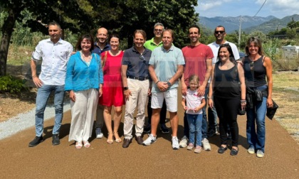 Inaugurato l'ultimo tratto di ciclovia a Dolceacqua