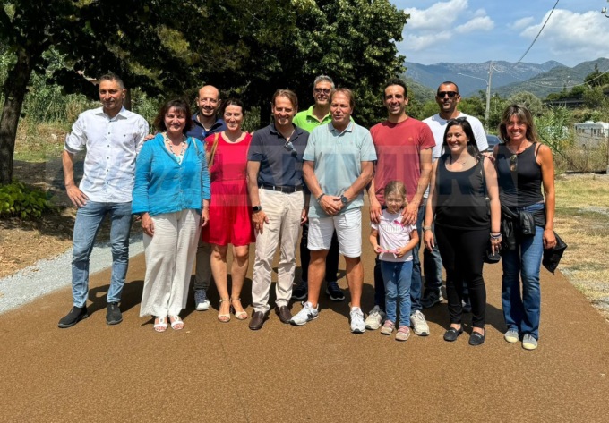 Inaugurato l’ultimo tratto di ciclovia a Dolceacqua