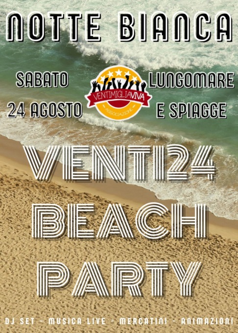 Sabato torna la Notte Bianca su lungomare e spiagge