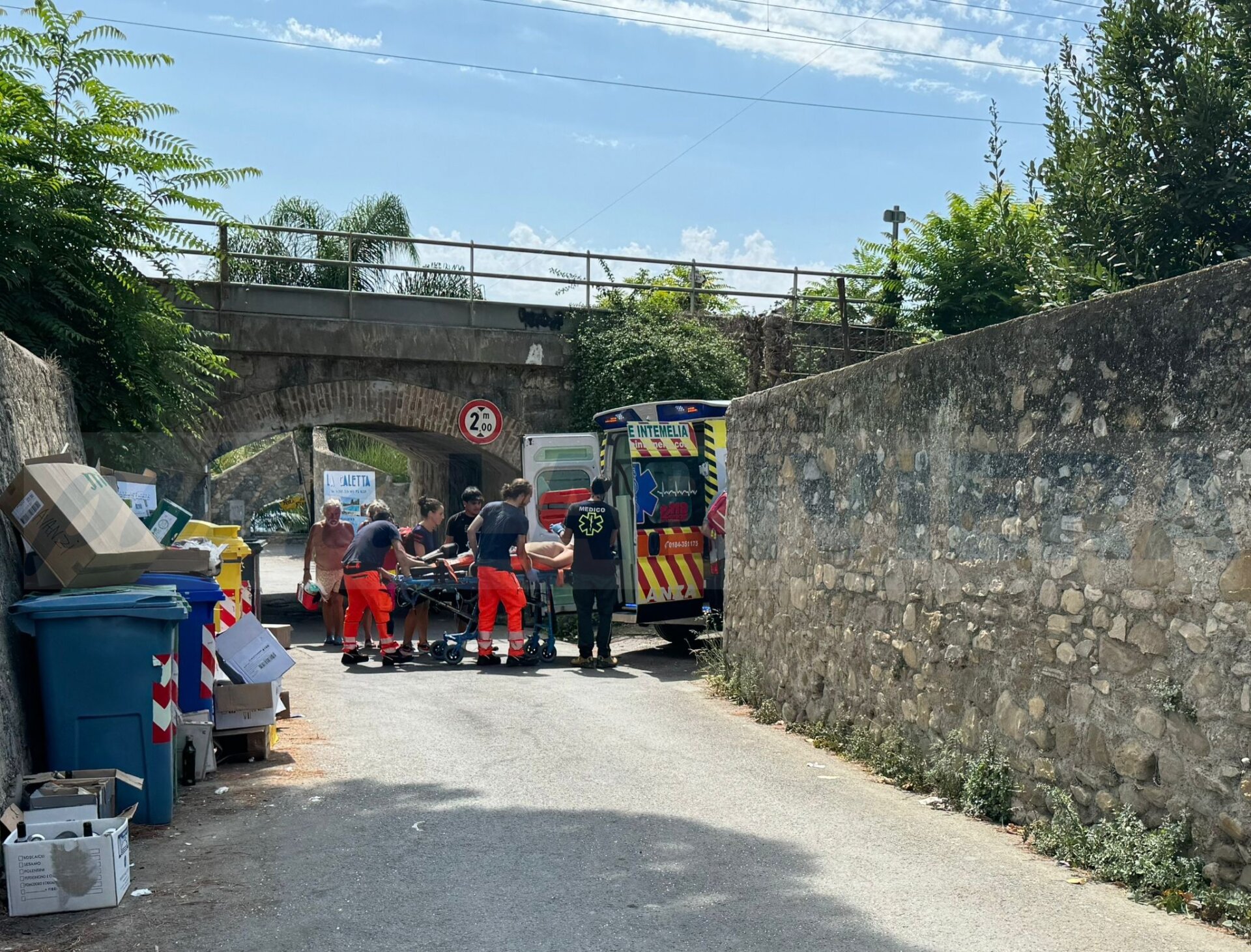 piscina caletta latte ventimiglia soccorso annegamento