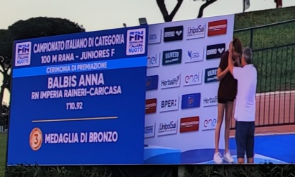 Medaglia di bronzo per Anna Balbis ai campionati italiani di nuoto