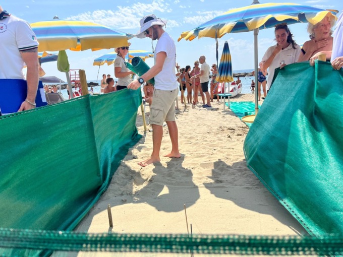 Ad Arma di Taggia prove tecniche di schiusa delle tartarughine caretta caretta