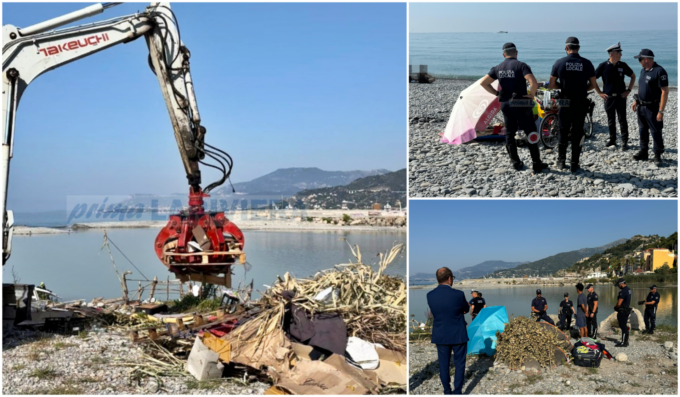 Sgomberate le tendopoli dei migranti sulle spiagge di Ventimiglia e alla foce