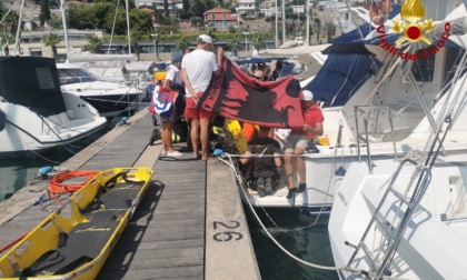 Diportista ferito dopo una caduta in barca al porto di San Lorenzo al mare