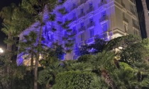 Palazzo della Provincia illuminato di viola per la Giornata Mondiale dell'Alzheimer