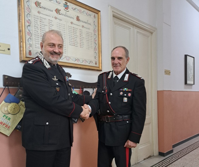 Il brigadiere capo Vincenzo Provenza lascia il servizio attivo