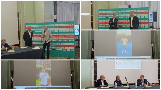 Le stelle del padel e del calcio in Piazza Colombo