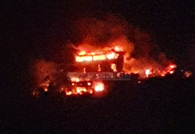 Brucia l’ex osteria dei Due Camini a Ventimiglia, due intossicati