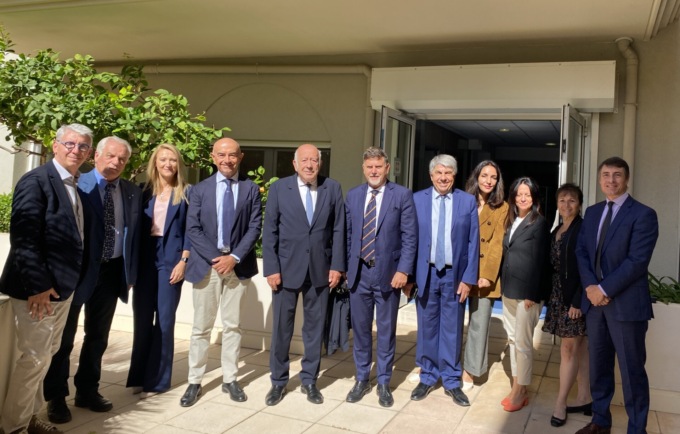 Incontro tra il Sindaco di Sanremo Alessandro Mager e il Sindaco di Mentone Yves Juhel