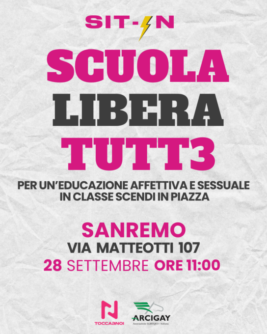 Arcigay e Agedo si mobilitano contro la risoluzione “anti gender” del leghista Sasso