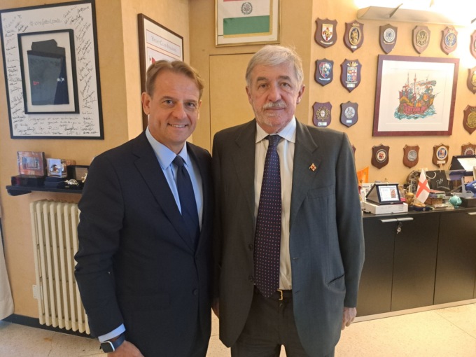 Regionali: incontro tra Marco Scajola e il candidato presidente Marco Bucci