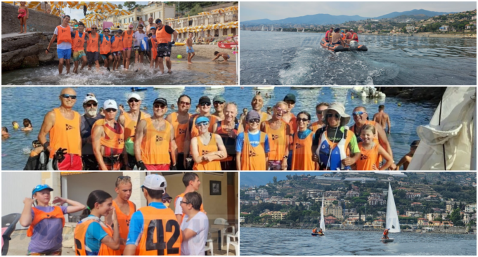 Vela: ai bagni La Brezza di Sanremo un open day della Lega Navale di Sanremo