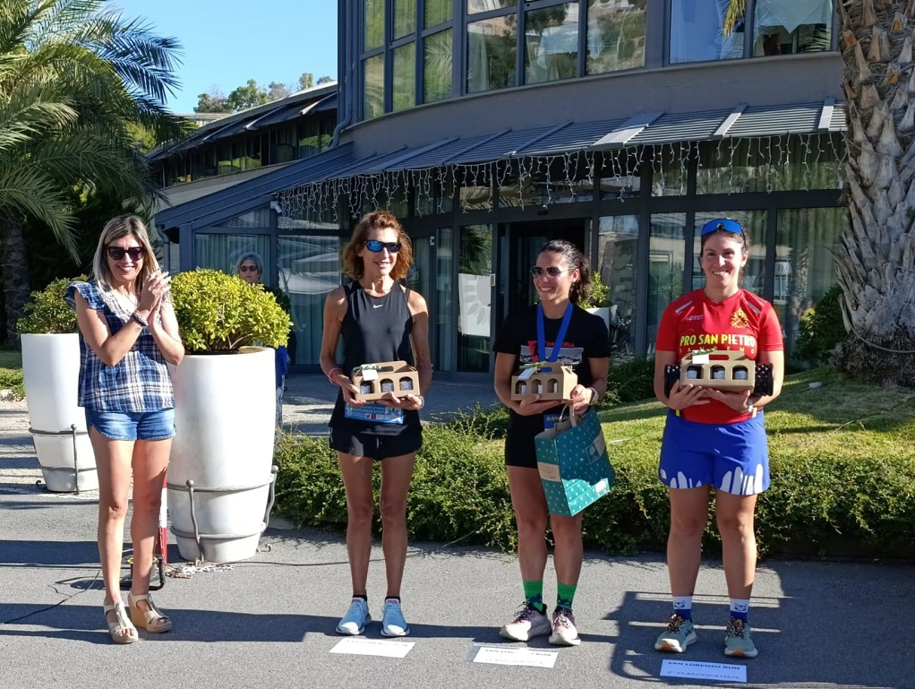 Podio femminile San Lorenzo Run 2024