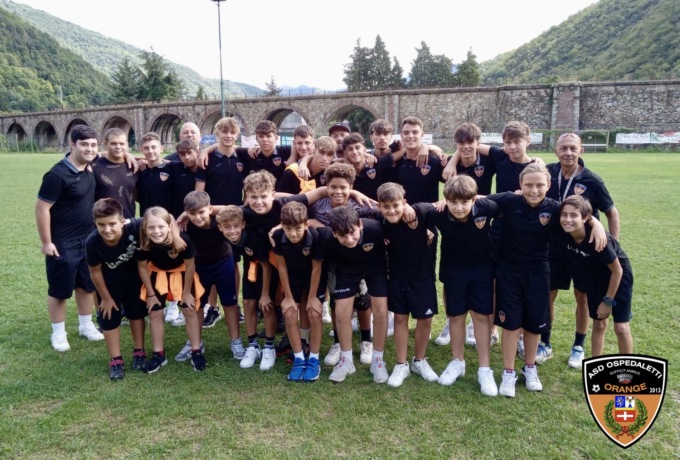 Oltre 80 ragazzi del settore giovanile orange in ritiro precampionato a Ormea