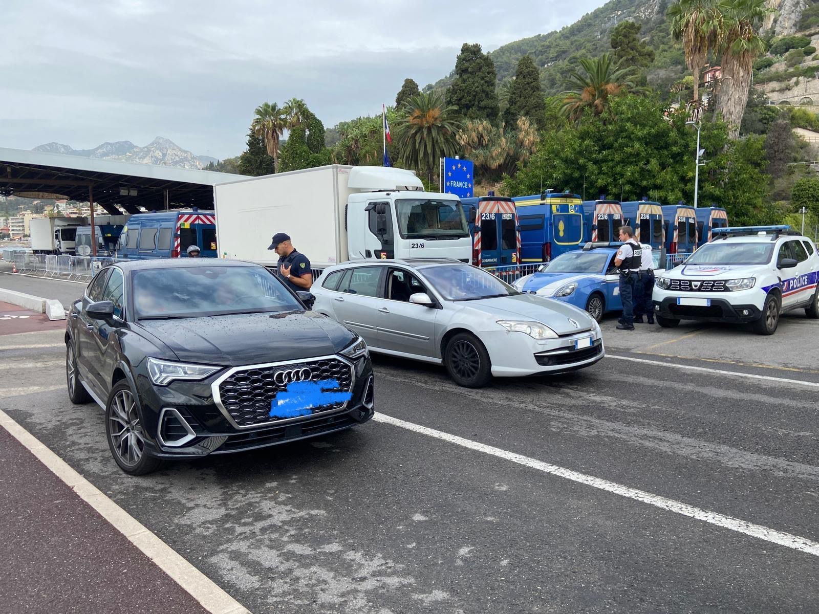 controlli polizia italiana francese confine frontiera ponte san ludovico