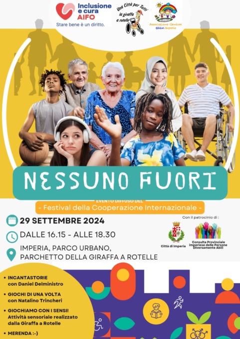 “Nessuno fuori”: un evento per l’inclusione