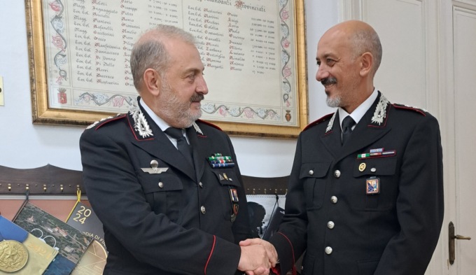 Il Tenente Colonnello Pierluigi Giglio lascia Imperia per la “Cernaia” di Torino