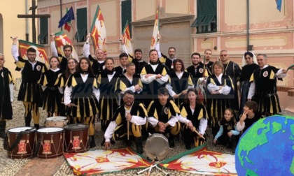 Secondo posto per gli sbandieratori di Ventimiglia nel singolo tradizionale