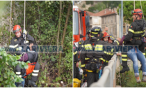 Migrante intrappolato nel fiume Roya in piena a Ventimiglia