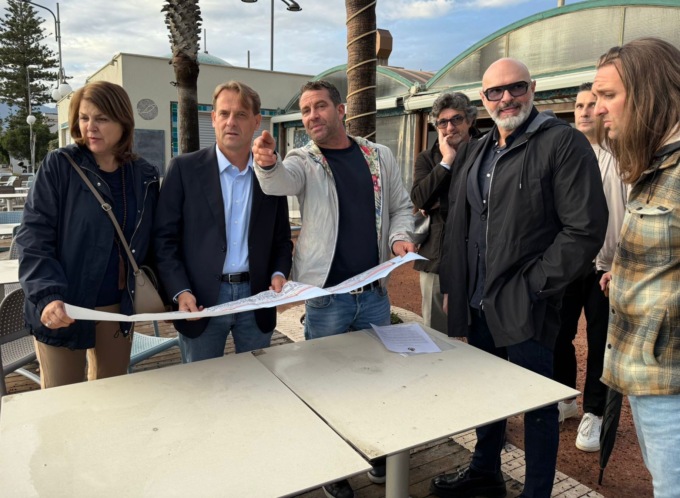 Sopralluogo sul nuovo waterfront a Bordighera