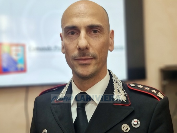 Il colonnello Simone Martano nuovo comandante provinciale dei Carabinieri di Imperia