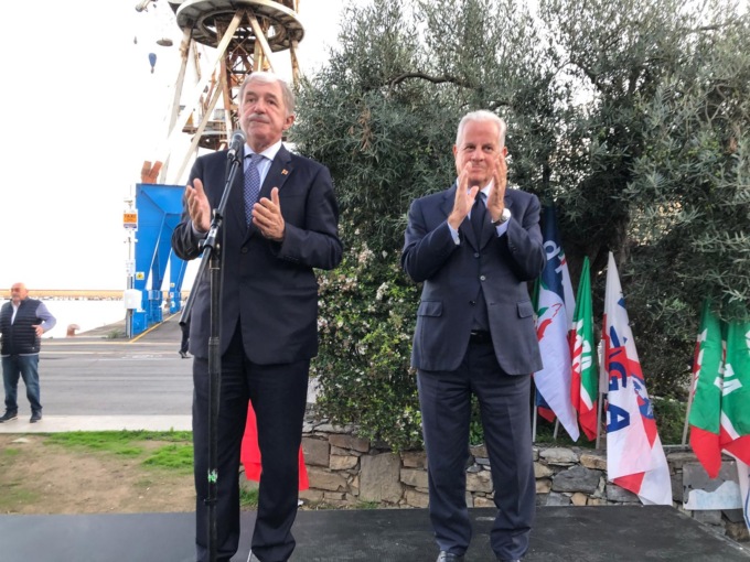 Marco Bucci incontra i sostenitori a Imperia