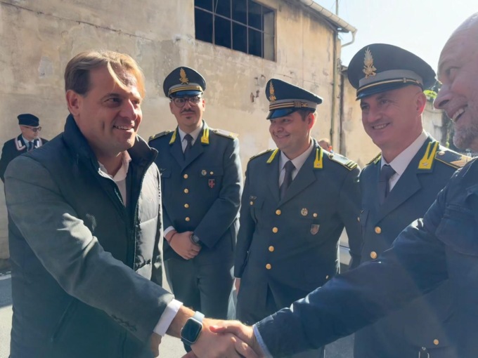 L’assessore regionale Scajola alla messa in ricordo dei militari della Guardia di Finanza
