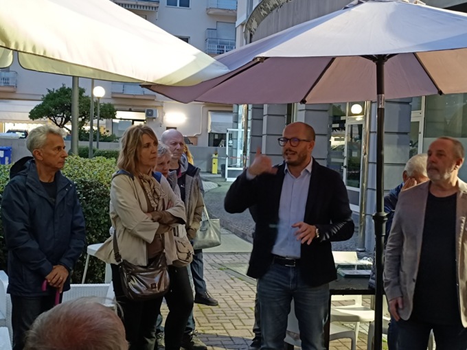 Ioculano incontra i sostenitori ad Arma di Taggia