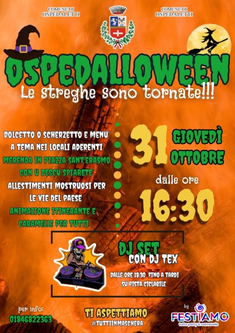 Ospedaletti si prepara a festeggiare Halloween