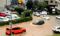 Il nubifragio della mattinata provoca allagamenti alle Braie di Camporosso. Video