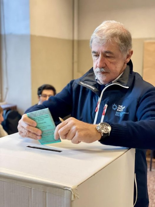 Marco Bucci al voto