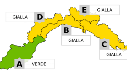 Maltempo in arrivo, allerta gialla sul savonese