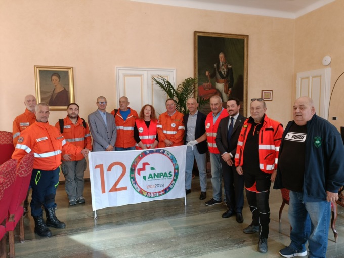L’associazione nazionale delle pubbliche assistenze compie 120 anni: ricevuta in Comune una delegazione