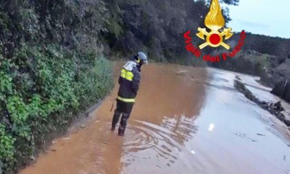 Maltempo: diversi interventi dei vigili del fuoco a Sanremo