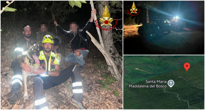 Fungaioli dispersi in valle Argentina ritrovati nella notte dai vigili del fuoco